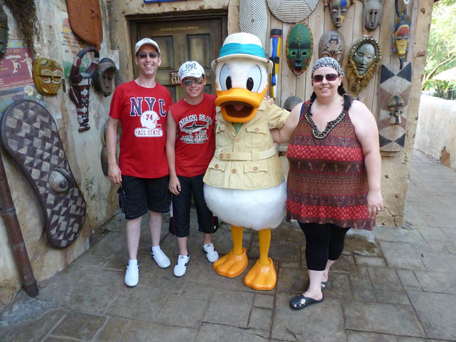 Meeting Donald Duck!