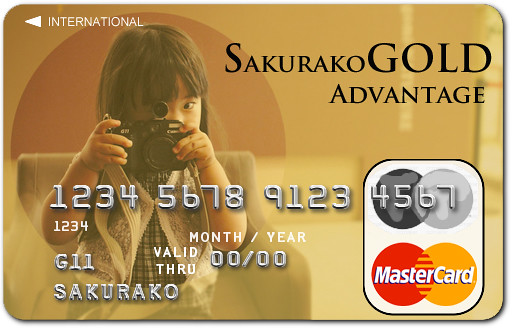 SAKURAKO Gold Card.