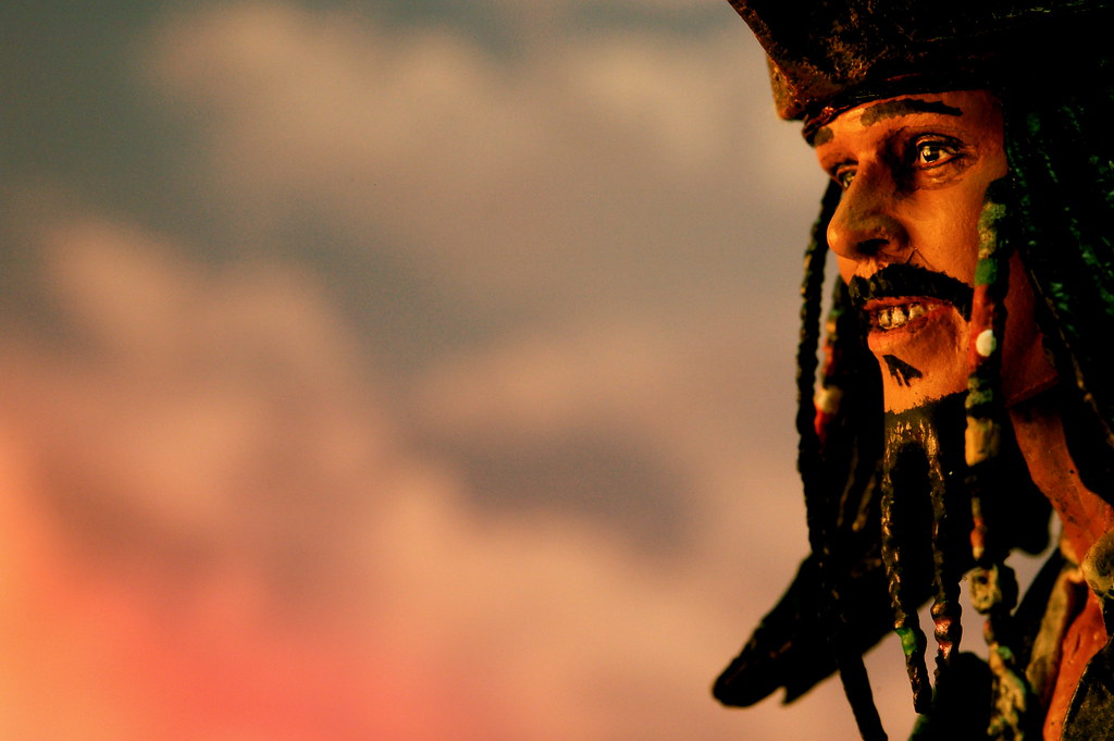 "Yo ho, yo ho, a pirate's life for me."