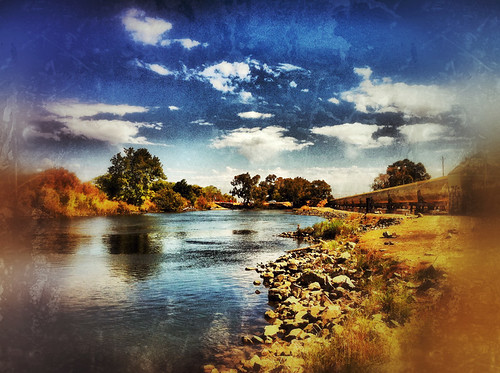 trees nature water clouds pipes scenic delta iphone hollingsworth snapseed