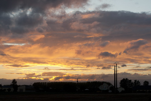 sunset sun france nature clouds landscape countryside skies crépuscule loire loirevalley saumur coucherdusoleil img58395