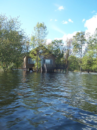 house lake water by surrounded thompson thompsons stilts andyarthur