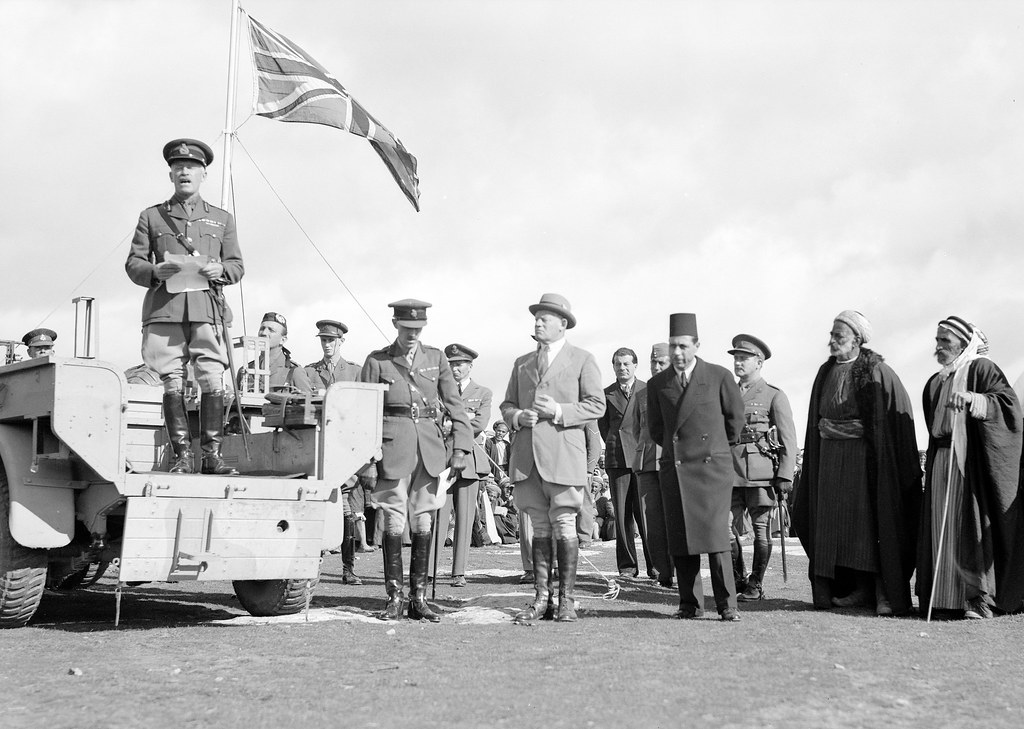 British army officers in Palestine - circa 1938