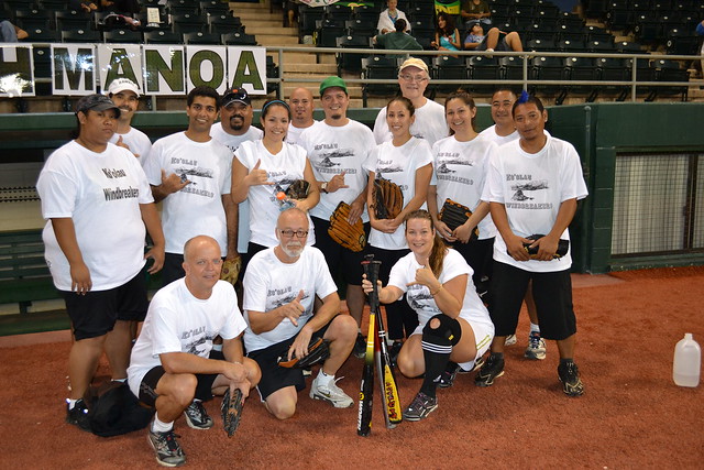 2011 UH Aloha United Way Softball Tournament <p>The Windward Community College Windbreakers team for the UH AUW Softball Tourment at Les Murakami Stadium on Sept. 30, 2011</p>