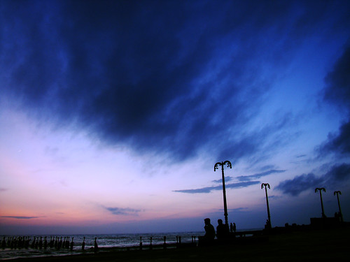 sunset india beach silhouette clouds evening dusk kerala eveningsky aps calicut aphotoshooter