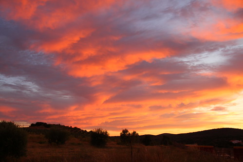 pink blue sunset orange night clouds rural canon eos countryside twilight cloudy dusk country 7d fiery canon7d
