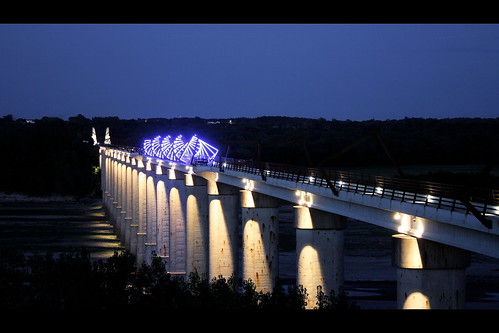 bridge blue night lights led hightrestletrail