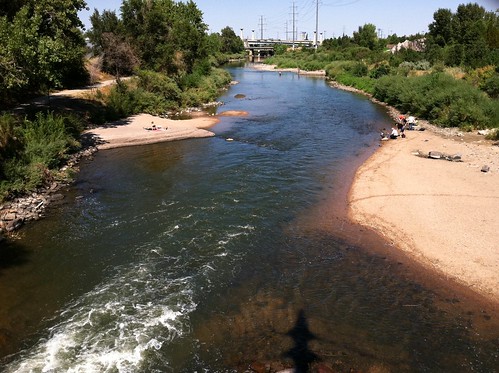 water river colorado denver rivers co riverfrontpark iphone southplatteriver iphoneography