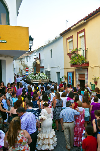 santa travel españa ana calle spain fiesta village andalucia celebration event celebrations costadelsol procession santaana manilva religous limewave