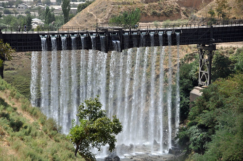water aqueduct tajikistan dushanbe tadjikistan