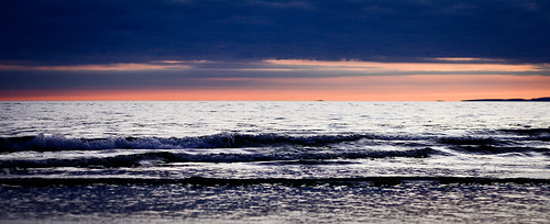 uk sunset sea sky seascape water wales clouds waves gwynedd barmouth canonef50mmf18ii