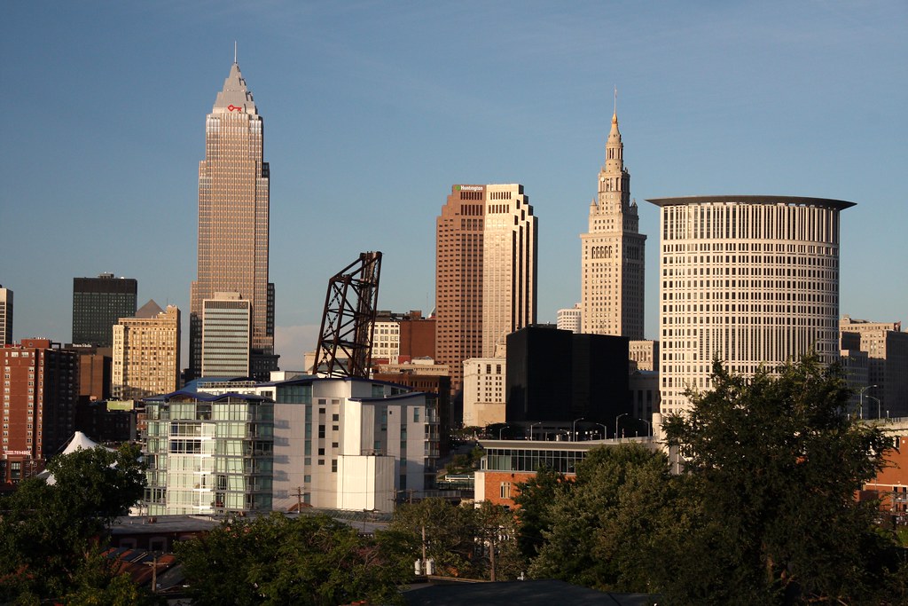 Cleveland Skyline and New Condos