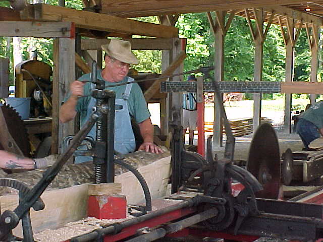 Antique saw mill demonstrations will be schedule throughout the weekend.