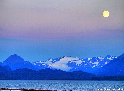 travel evan mountains alaska landscape dusk scenic fullmoon glaciers resurrectionbay