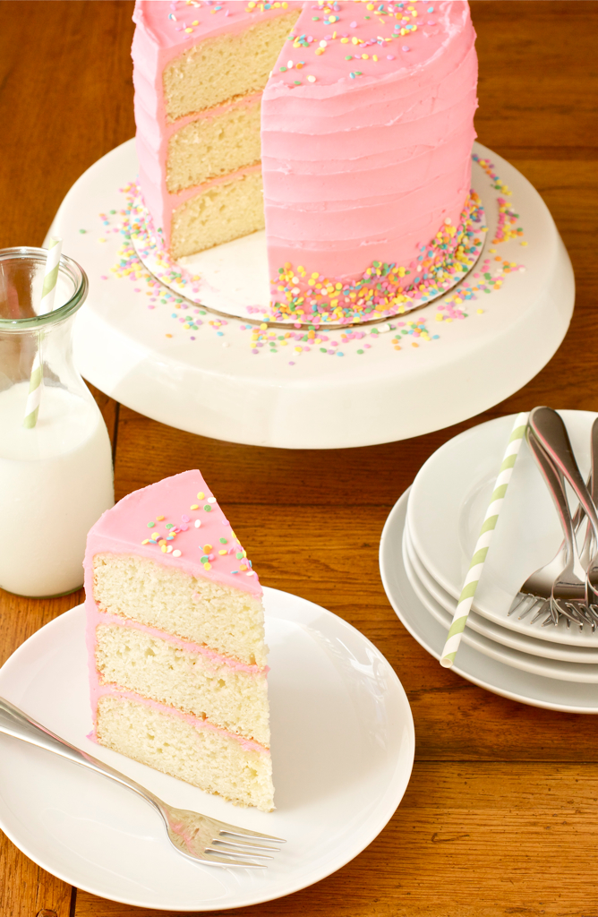 Cute and pretty pink Crazy Cake