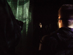 Borderline Biennale 2011 - Hacking/TAZ/Utopies, Mikropornokrator performance _1000307