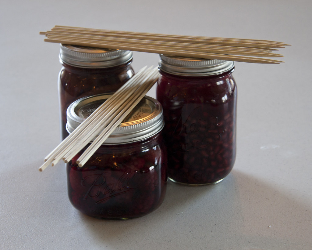 Make your guests homemade fruity and boozy centerpieces 1 from Offbeat Wed (formerly Offbeat Bride) Boozy fruit: help yourself!