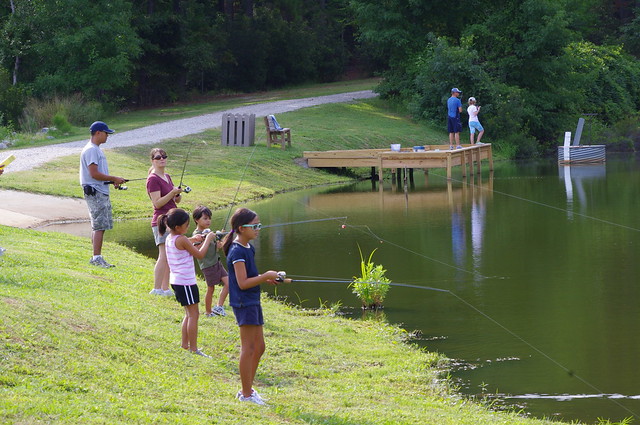 Fishing at York River State Park is a family affair with fun summer Kid's fishing tournaments each year.