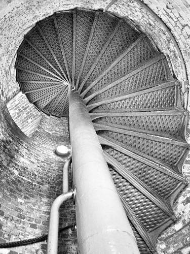 lighthouse stairs lumix newjersey lighthouses spirals nj staircases forthancock sandyhooklight lumixlx3