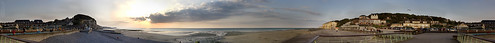sunset sea panorama france beach canon eos rebel frankreich kiss pano normandy plage x4 2011 veuleslesroses 550d t2i normandie2011 tonirk