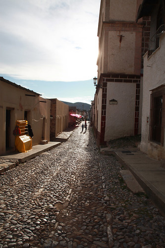street sunset mexico atardecer calle pueblo 5d jae realdecatorce sanluispotosi empedrada