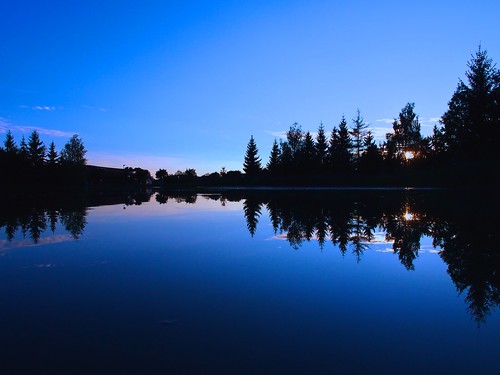 blue sea sky water night pen lens landscape prime mirror bluesky olympus f2 12mm ep3 mzuiko