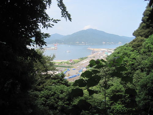 seascape japan port landscape breakwater tsuruga fukuiken