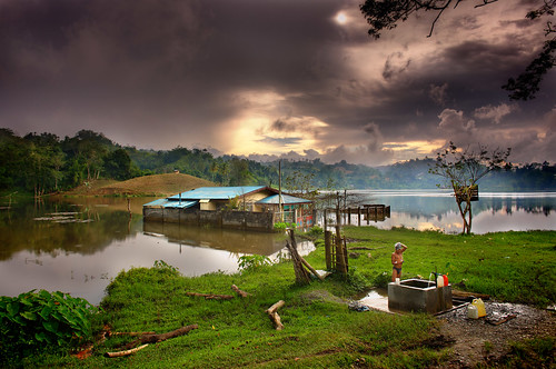 lake rural asia south country philippines surreal east jungle lush sebu flickrchallengewinner
