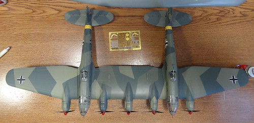 wwii heinkel worldwarii german 172 testors luftwaffe zwilling italeri he111 towplane twinfuselage fiveengines he111z1