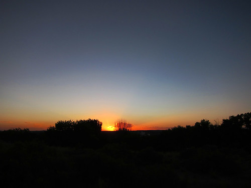 sunset newmexico silhouette landscape aztec americanwest fourcourners