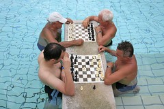 Chess in the Budapest Baths