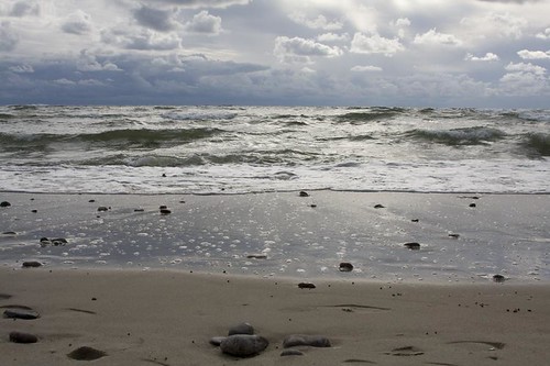 sea clouds seaside sand klaipeda niceviews olandukepure