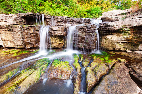 longexposure green water waterfall midwest indiana cataractfalls