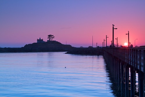 ocean sunset sky lighthouse water pier efs18135mmf3556is danwarkentin