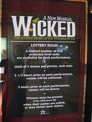 Wicked lottery rules