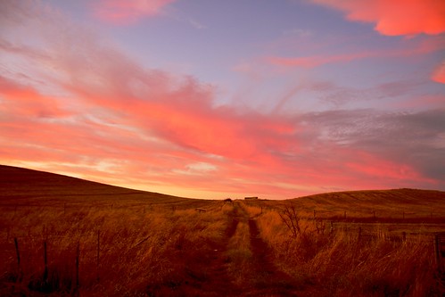 pink blue sunset orange night clouds rural canon eos countryside twilight cloudy dusk country 7d fiery canon7d