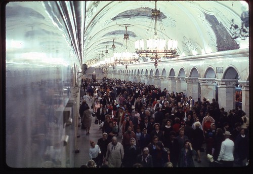 Underground Throngs, Moscow, 1969