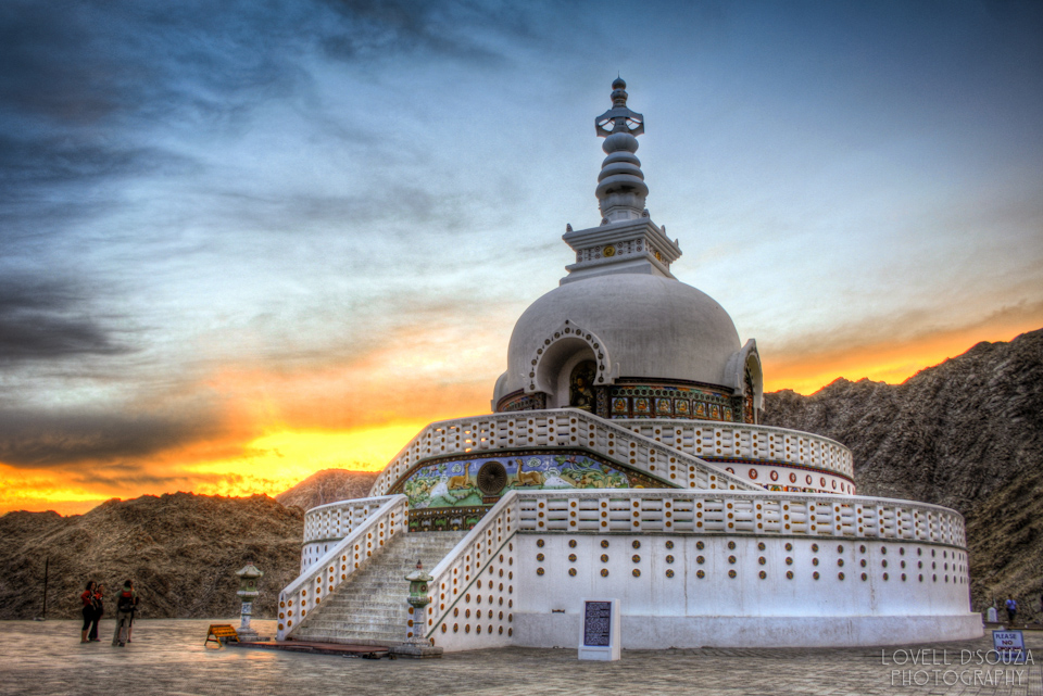 The Shanti Stupa in Leh (Redone)