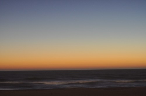 ocean sunset fog night lincolncityoregon