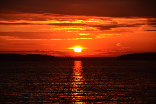 sunrise finland landscape erasmus toas lapinkaari
