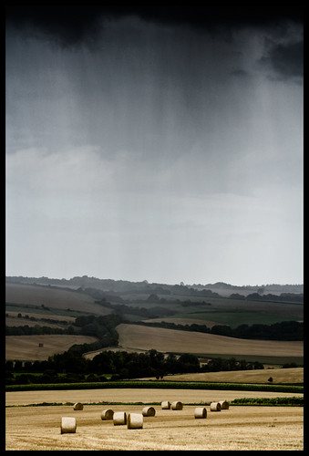 uk england sky field rain clouds landscape gb wiltshire haybails broadchalke canonef75300mmf456
