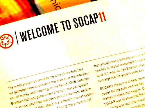 Welcome to SOCAP11