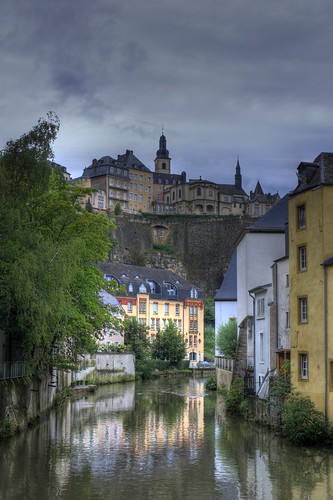 tower water canal luxembourg hdr luxembourgcity