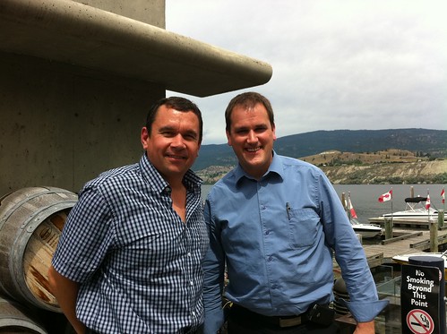 Mike Klassen with MP Dan Albas