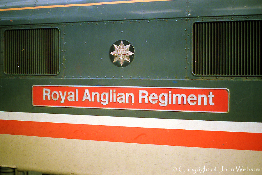 86246 'Royal Anglian Regiment' Nameplate