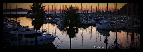 sunset panorama sailboat port sunrise soleil boat harbour coucher award paca provence var ponton voilier lever panoramique cavalaire