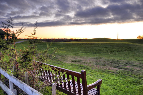 sunset summer sky golf scotland nikon perthshire