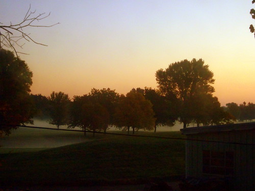 morning autumn trees color building tree fall colors grass fog wisconsin architecture sunrise golf landscape bra foliage golfing golfcourse greenery powerline countryclub wi oshkosh electricline foxrivervalley foxcities colfcourse foxrivercities lakeshoremunicipal