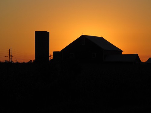 morning rural sunrise farm barns saugeenshores brucecounty