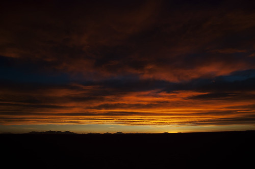 de tramonto bolivia provincia paesaggi salar uyuni potosi